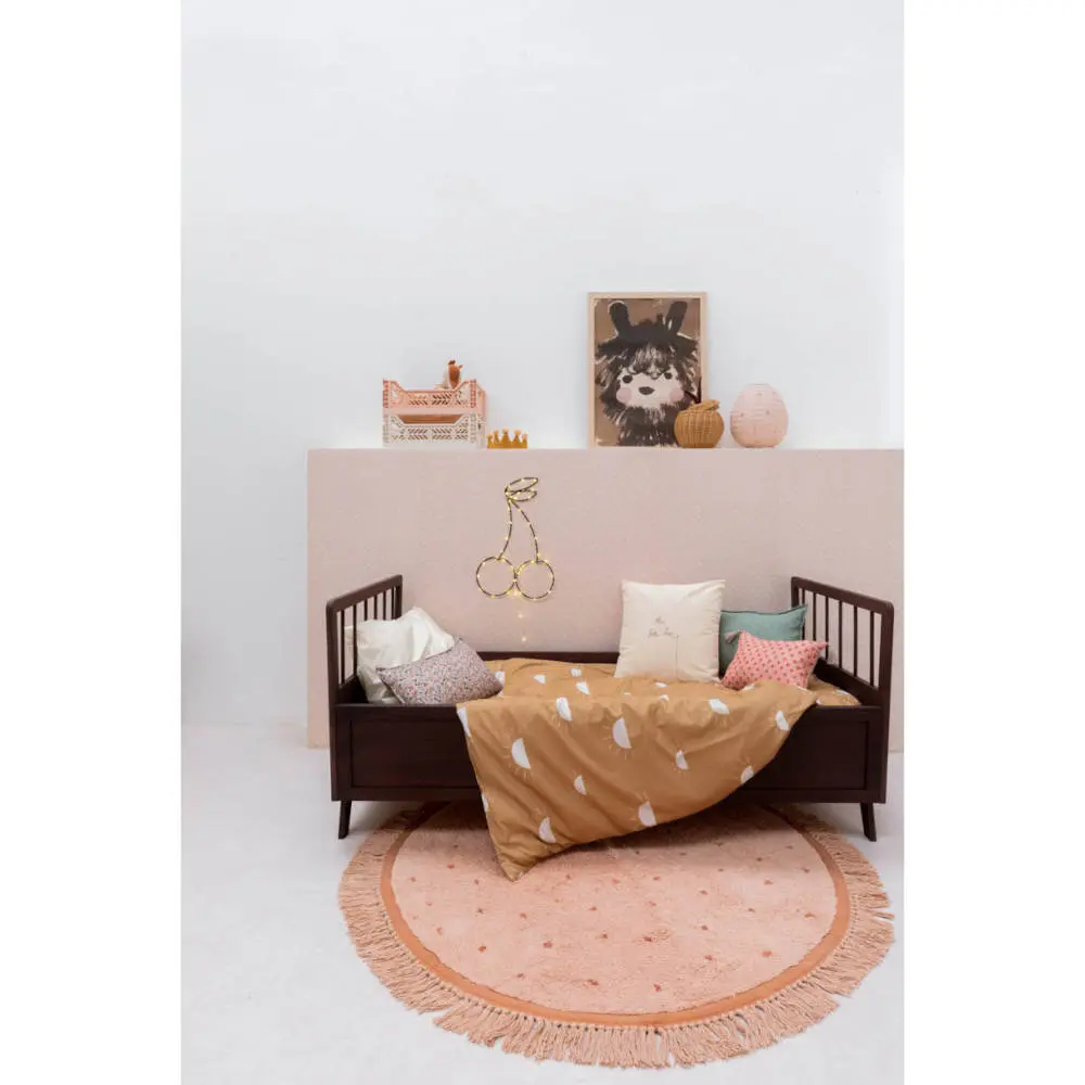 Vloerkleed Juul Dot Pink van Tapis Petit - My Little Carpet