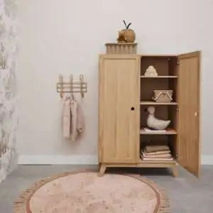 Vloerkleed Juul Dot Pink van Tapis Petit - My Little Carpet