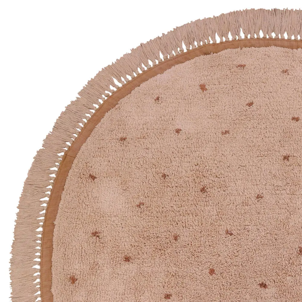 Vloerkleed Juul Dot Pink van Tapis Petit - My Little Carpet