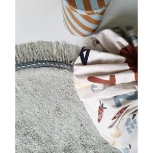 Vloerkleed Lily Mint van Tapis Petit - My Little Carpet