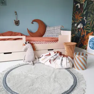 Vloerkleed Lily Mint van Tapis Petit - My Little Carpet