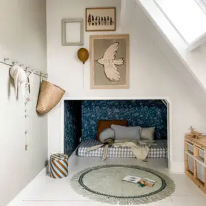 Vloerkleed Lily Mint van Tapis Petit - My Little Carpet
