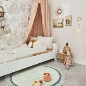 Vloerkleed Lily Mint van Tapis Petit - My Little Carpet