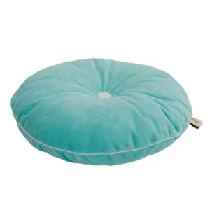 Button Kussen Mint White van Wigiwama - My Little Carpet