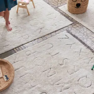 Vloerkleed Rugcycled ABC van Lorena Canals - My Little Carpet