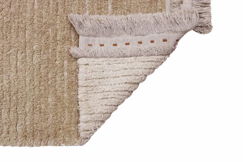 Vloerkleed Reversible Duette Sage van Lorena Canals - My Little Carpet