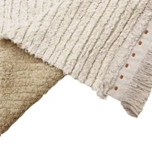 Vloerkleed Reversible Duette Sage van Lorena Canals - My Little Carpet