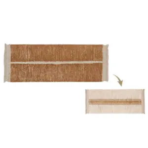 Vloerkleed Reversible Duette Sage van Lorena Canals - My Little Carpet