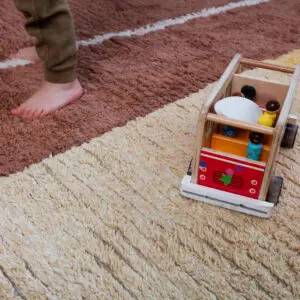 Vloerkleed Reversible Duette Sage van Lorena Canals - My Little Carpet