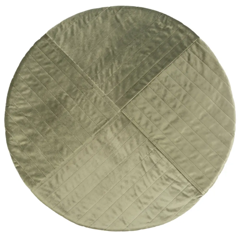 Speelkleed Kilimanjaro Velvet Olive Green van Nobodinoz - My Little Carpet