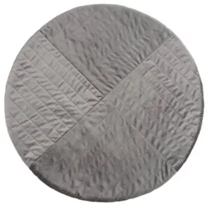 Speelkleed Kilimanjaro Velvet Slate Grey van Nobodinoz - My Little Carpet