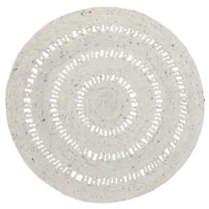 Vilten vloerkleed Bibek Natural van Nattiot - My Little Carpet