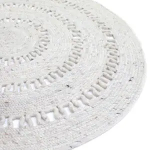 Vilten vloerkleed Bibek Natural van Nattiot - My Little Carpet