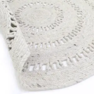 Vilten vloerkleed Bibek Natural van Nattiot - My Little Carpet