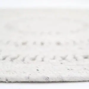 Vilten vloerkleed Bibek Natural van Nattiot - My Little Carpet