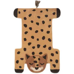 Wollen Vloerkleed Leopard Kumako van Nattiot - My Little Carpet