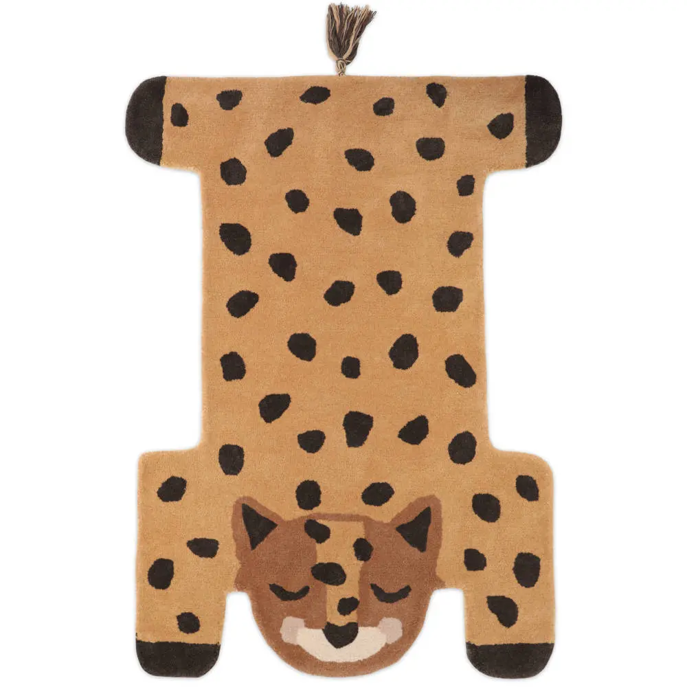 Wollen Vloerkleed Leopard Kumako van Nattiot - My Little Carpet