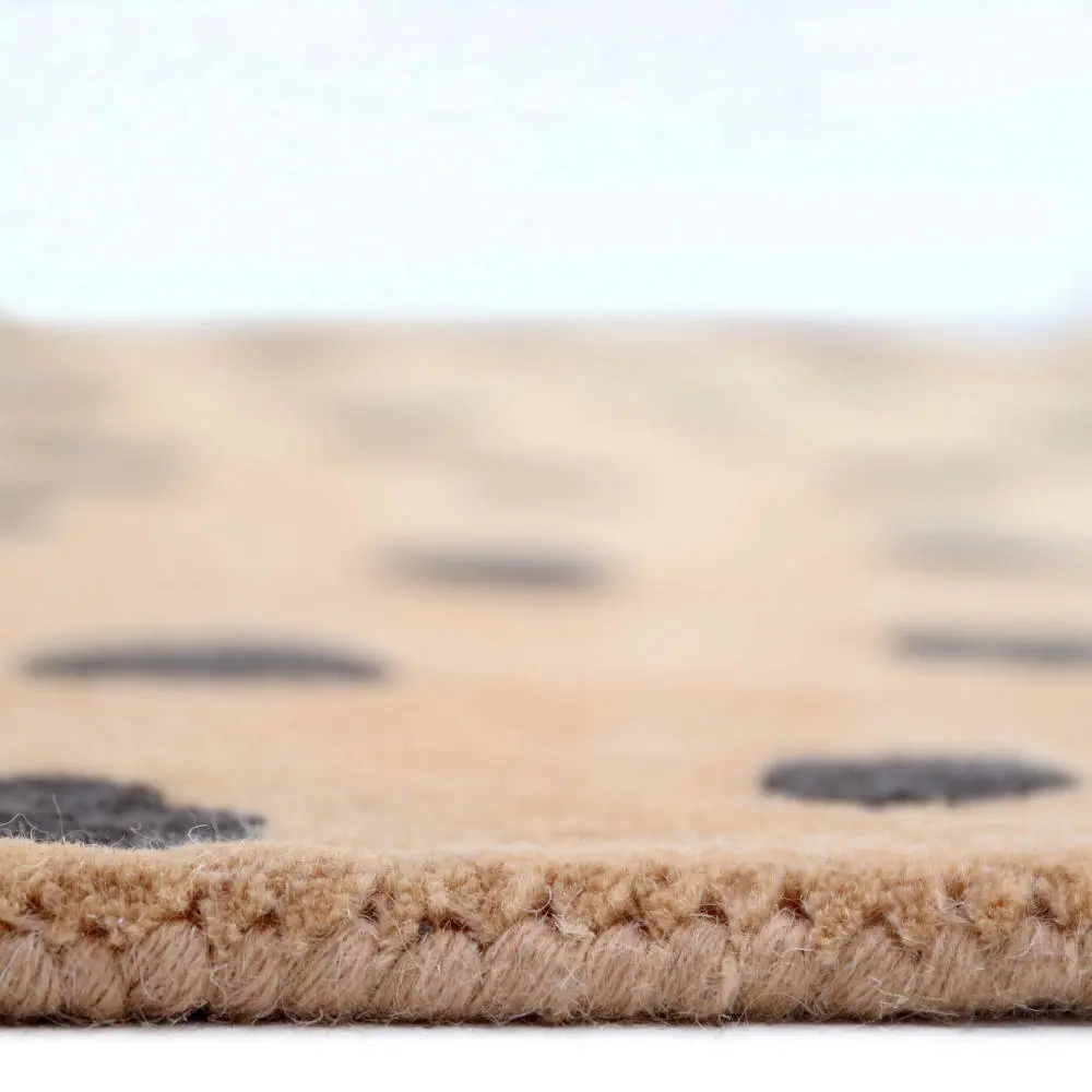 Wollen Vloerkleed Leopard Kumako van Nattiot - My Little Carpet