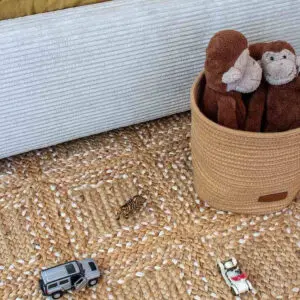 Rond Vloerkleed Hailee Jute van KidsDepot - My Little Carpet