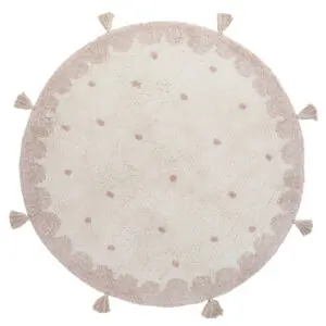 Rond vloerkleed Mallen Dots van Nattiot - My Little Carpet