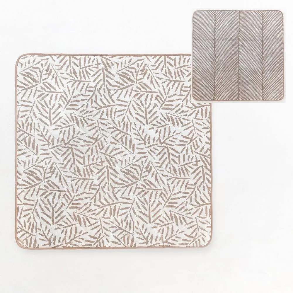 Waterdicht Speelkleed Tan 120 x 120 cm met handige draagtas van Toddlekind - My Little Carpet