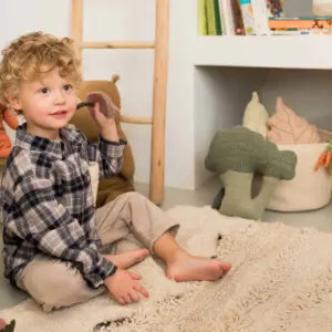 Gebreid Kussen Brucy the Broccoli – My Little Carpet