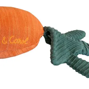 Gebreid Kussen Cathy the Carrot – My Little Carpet