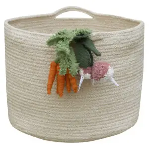 Opbergmand Textiel Veggies – My Little Carpet