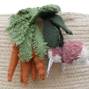 Opbergmand Textiel Veggies – My Little Carpet