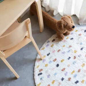 Rond vloerkleed Cato Multicolor - My Little Carpet