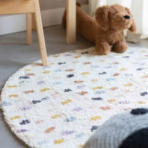 Rond vloerkleed Cato Multicolor - My Little Carpet