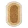 Vloerkleed Otis Bruin Ovaal van KidsDepot - My Little Carpet