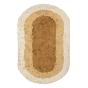 Vloerkleed Otis Bruin Ovaal van KidsDepot - My Little Carpet