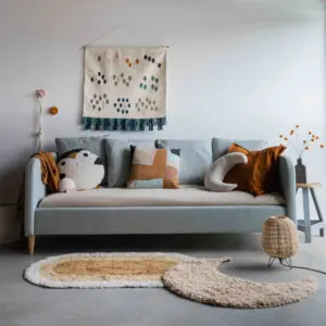Vloerkleed Otis Bruin Ovaal van KidsDepot - My Little Carpet