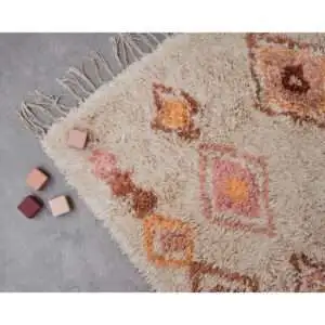 Vloerkleed Inez Pink van Tapis Petit - My Little Carpet
