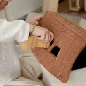 Opbergmand Huis Toffee – My Little Carpet