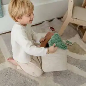 Opbergmand Huis Toffee – My Little Carpet