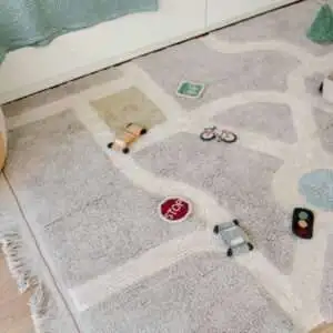 Wasbaar vloerkleed Eco-City van Lorena Canals - My Little Carpet