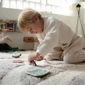 Wasbaar vloerkleed Eco-City van Lorena Canals - My Little Carpet