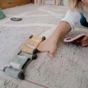 Wasbaar vloerkleed Eco-City van Lorena Canals - My Little Carpet