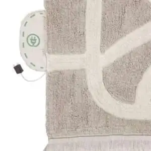 Wasbaar vloerkleed Eco-City van Lorena Canals - My Little Carpet