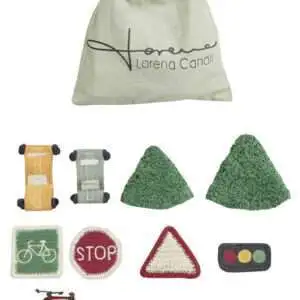 Wasbaar vloerkleed Eco-City van Lorena Canals - My Little Carpet