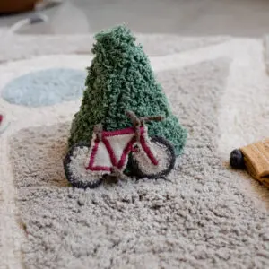 Wasbaar vloerkleed Eco-City van Lorena Canals - My Little Carpet