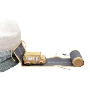 Soft toy Ride & Roll School Bus / Ride and Roll Schoolbus – My Little Carpet