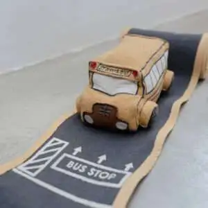 Soft toy Ride & Roll School Bus / Ride and Roll Schoolbus – My Little Carpet