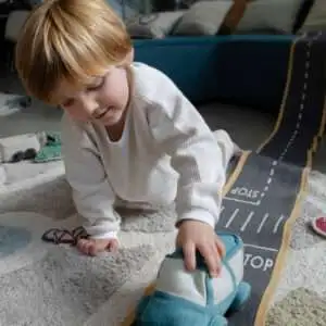 Soft toy Ride & Roll School Bus / Ride and Roll Schoolbus – My Little Carpet