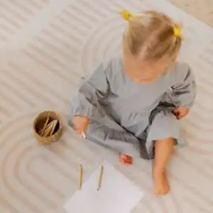Speelmat Linen, Linear van Toddlekind - My Little Carpet