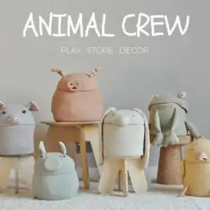 Opbergmand The Animal Crew Collectie – My Little Carpet