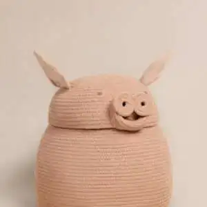 Opbergmand Peggy the Pig – My Little Carpet