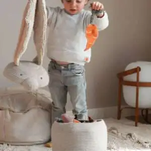 Opbergmand Rita the Rabbit – My Little Carpet